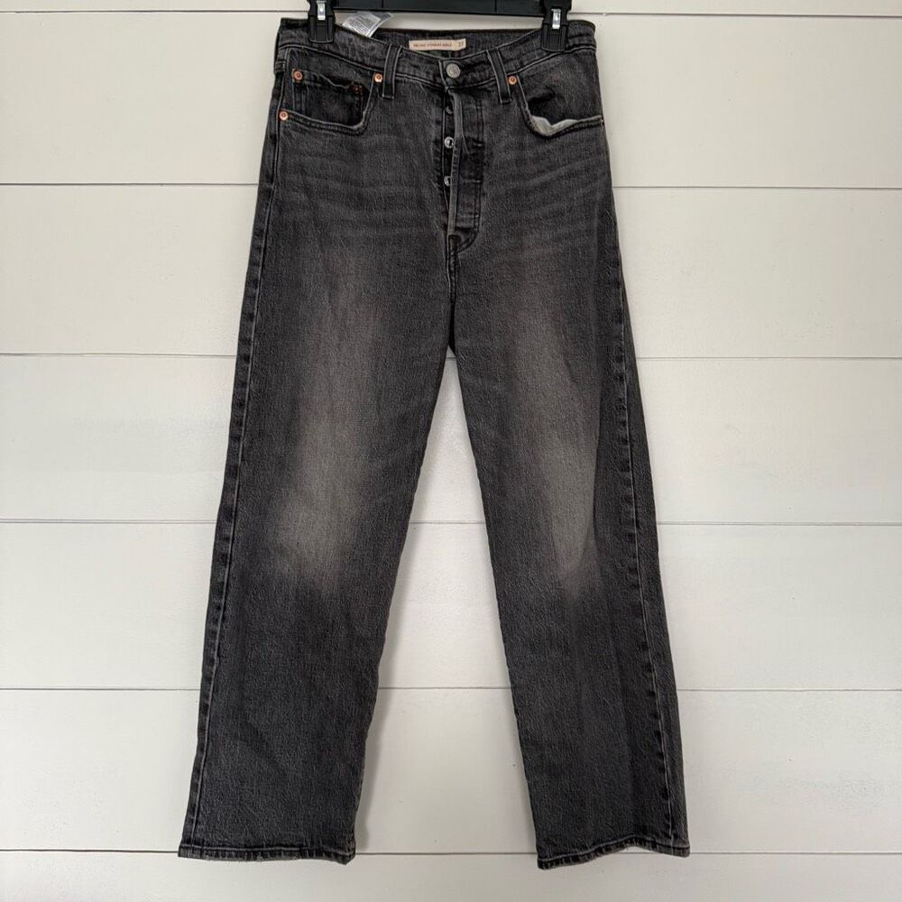 Levi’s Women’s 27 Black Ribcage Straight Ankle Jeans
